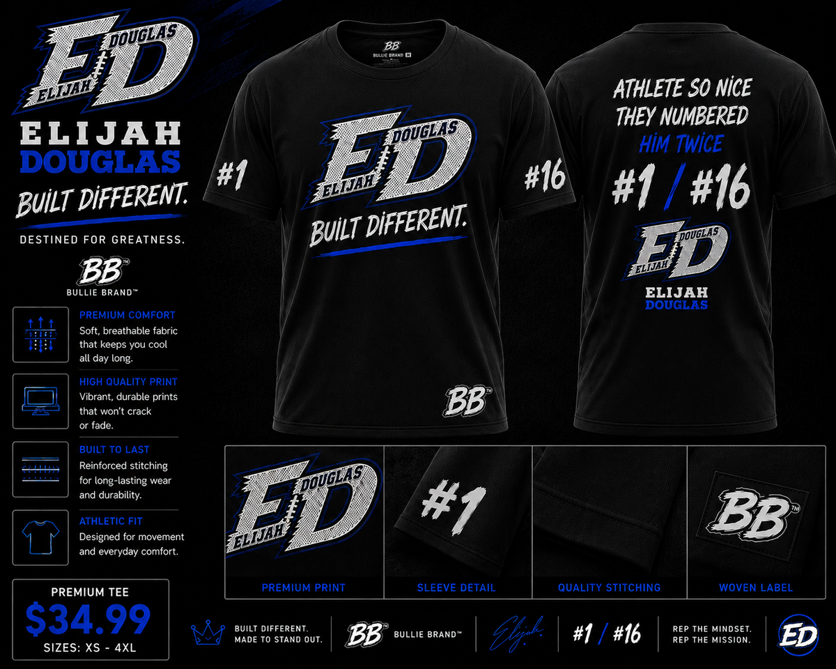 Elijah Douglas “Built Different” Supporter Tee