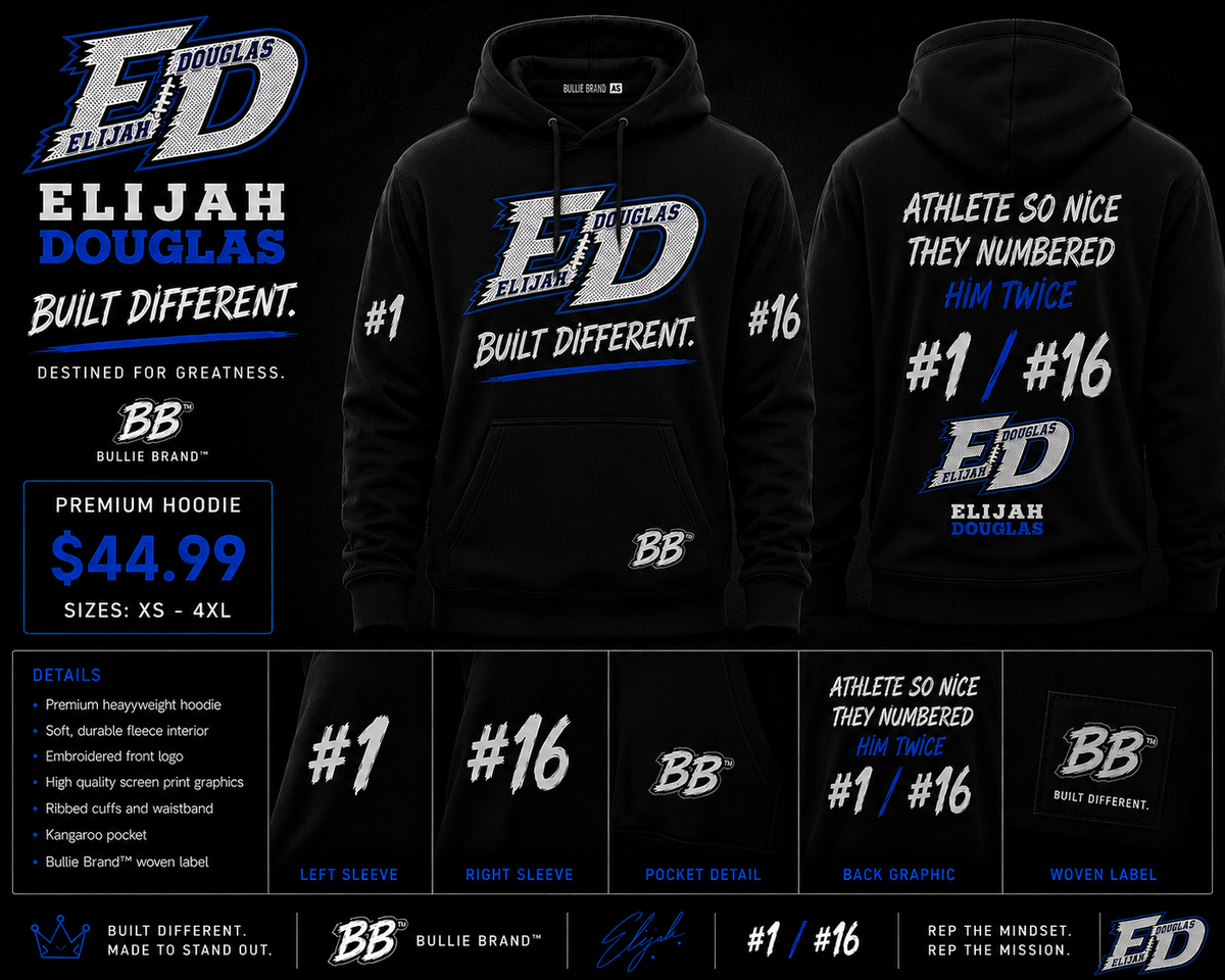 Elijah Douglas “Built Different” Premium Hoodie