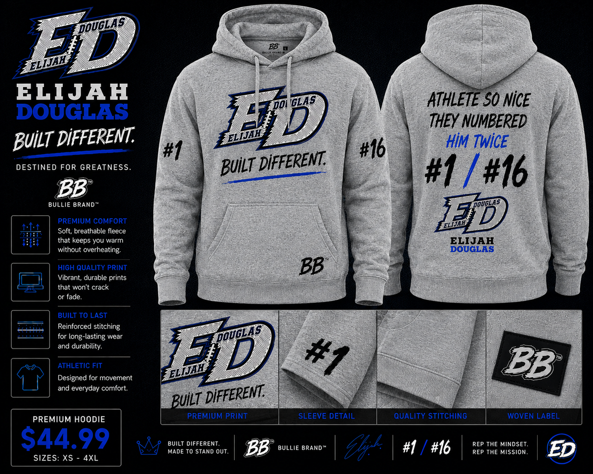 Elijah Douglas “Built Different” Premium Hoodie