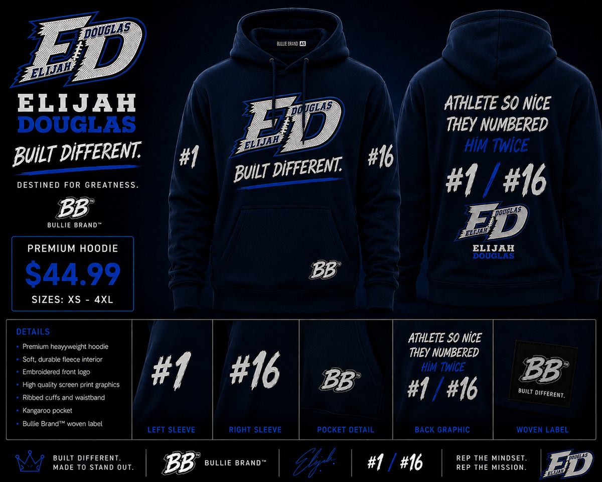 Elijah Douglas “Built Different” Premium Hoodie